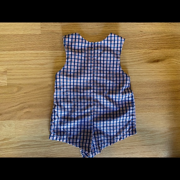 Vintage Checkered Shortalls - Picture 2 of 3